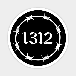 1312 (white) Magnet